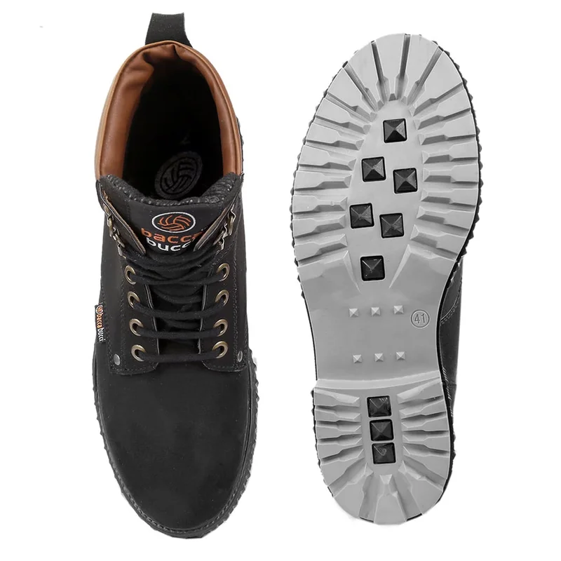 Bacca Bucci Black Scott Boots for Men | Best Price UAE